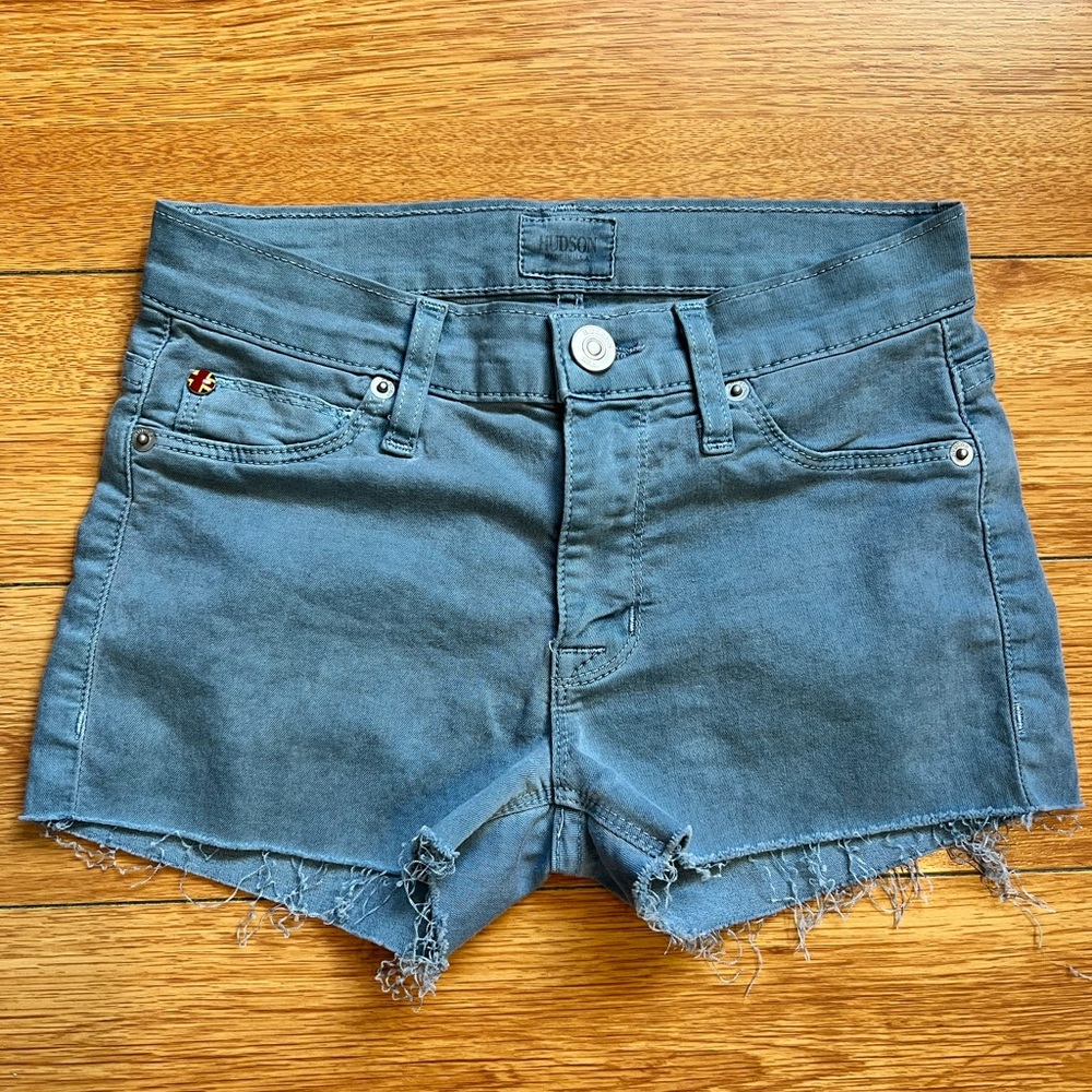 Vintage Hudson Jeans Denim Shorts Cut Offs Y2K